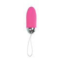 Adam & Eve Turn Me On Rechargeable Love Bullet in pink, featuring textured design and remote control for enhanced pleasure.