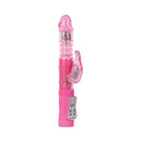 Adam & Eve Eve's First Thruster Rabbit Vibrator with thrusting, rotating beads and rabbit-ear vibration.