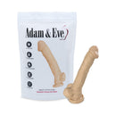 Adam & Eve Adam's Cock 10 Inch Realistic Dildo with suction cup and realistic detailing on display.