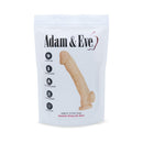 Adam & Eve Adam's Cock 10 Inch Realistic Dildo in packaging, showcasing size and features.