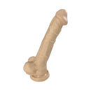 Adam & Eve Adam's Cock 10 Inch Realistic Dildo with lifelike detailing and a suction base for hands-free use.