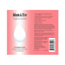 Adam & Eve Forbidden Water-based Anal Lubricant 8 Oz bottle with pink packaging and informative label.