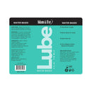Adam & Eve Water-based Lubricant 4 Oz product label, featuring directions, ingredients, and usage information.