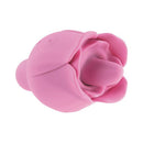 Adam & Eve Eve's Ravishing Clit Flicking Rose Vibrator - pink silicone dual-ended design for pleasure.