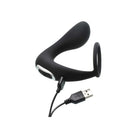 Adam & Eve Adam's Rechargeable Prostate Pleaser With C-Ring, featuring USB charging and ergonomic design for pleasure.