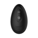 Adam & Eve Lucas II Vibrating Couple's Stimulator Black, rechargeable vibrating ring for shared stimulation.