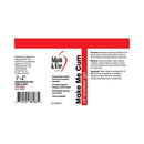 Adam & Eve Make Me Cum Clit Sensitizer Gel 1 Oz product packaging with instructions and ingredients.