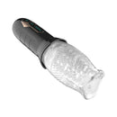 Adam & Eve Adam's Gawk Gawk Rotating & Vibrating Masturbator with spinning sleeve and embedded vibrating bullet.