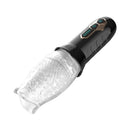 Adam & Eve Adam's Gawk Gawk Rotating & Vibrating Masturbator with clear sleeve and control panel.