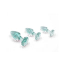 Adam & Eve Glitter Gem Butt Plug Set Blue featuring three graduated acrylic plugs with a sparkly design.