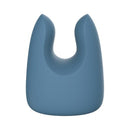 Adam & Eve Four-play Vibrator Set interchangeable silicone toy in blue for couples' pleasure.