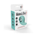 Adam & Eve Curvy Cutie Pleasure Combo Thumping Vibrator packaging featuring a compact design with powerful motors and multiple speeds.
