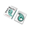Adam & Eve Curvy Cutie Pleasure Combo Thumping Vibrator packaging and product view.