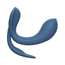 Adam & Eve Licking Vibrator With Remote showing ergonomic design for triple stimulation.