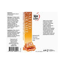 Adam & Eve Flavored Lubricant Salted Caramel 4 Oz label with ingredients and usage instructions.