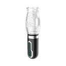 Adam & Eve Adam's Gawk Gawk 3.0 Thrusting Vibrating Sleeve showcasing the automatic stroker with a mouth-shaped opening.
