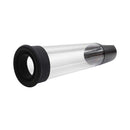 Adam & Eve Adam's Rechargeable Penis Pump with clear cylinder and black base for easy use.