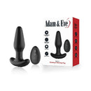 Adam & Eve Carl Jr Vibrating & Rimming Plug with remote control and features listed on packaging.