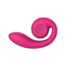 SVibe Snail Gizi Lite Vibrator Sweet Dragonfruit in vibrant pink, designed for G-spot and clitoral pleasure.