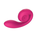 SVibe Snail Gizi Lite Vibrator Sweet Dragonfruit in vibrant pink color showcasing ergonomic design for pleasure.