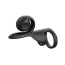SVibe Snail Jovi Couples Ring Black for synchronized stimulation and shared pleasure.