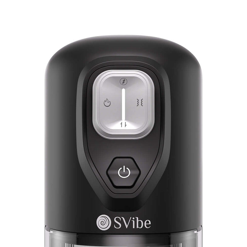 SVibe Ikon Volt Masturbator control interface with customizable settings