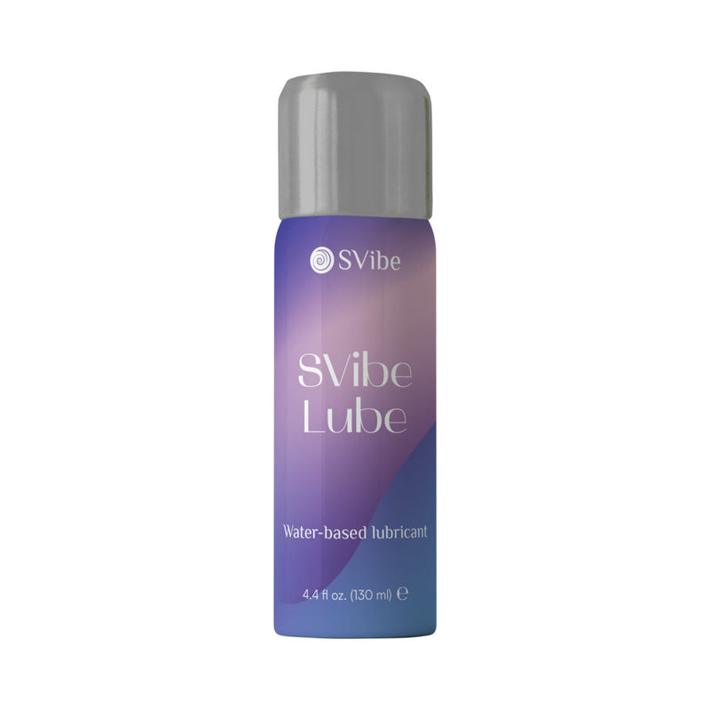 SVibe Snail Lube Water Based 4 Oz bottle with a sleek design for intimate experiences and comfort.