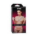 Signature Strokers Sybil Ultraskyn Pocket Pussy Vanilla packaging featuring Sybil in lingerie.