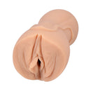 Signature Strokers Sybil Ultraskyn Pocket Pussy Vanilla close-up, highlighting realistic details and compact design.