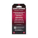Signature Strokers Leana Lovings Ultraskyn Pocket Pussy product packaging with detailed features and benefits.