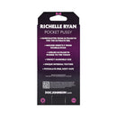 Packaging for Signature Strokers Richelle Ryan Ultraskyn Pocket Pussy highlighting features and benefits.