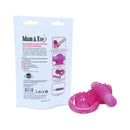 Adam & Eve Rechargeable Couples Enhancer Ring with dual design and packaging featuring stimulating nubs.