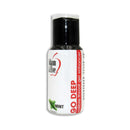 Adam & Eve Go Deep Edible Throat Gel Enhancer Mint 1 Oz bottle with mint flavor for oral play.