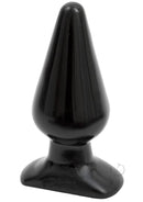 Doc Johnson Classic Butt Plug Large Black, a sleek black anal toy designed for pleasure seekers.