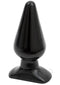 Doc Johnson Classic Butt Plug Large Black, a sleek black anal toy designed for pleasure seekers.