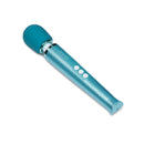 Le Wand Dive Submersible Rechargeable Vibrating Massager in turquoise color with buttons on the side.