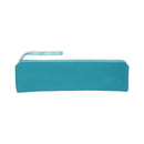 Le Wand Dive Submersible Rechargeable Vibrating Massager storage pouch in vibrant teal color.