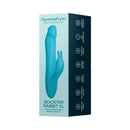FemmeFunn Booster Rabbit Vibrator XL Turquoise packaging with features displayed on the side.