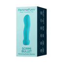 FemmeFunn Sormi Flickering Bullet Vibrator Turquoise package showcasing its innovative design and features.
