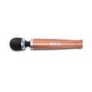 Le Wand Die Cast Rechargeable Massager Rose Gold with a sleek design and ergonomic controls for powerful vibrations.