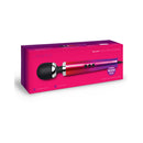 Le Wand Die Cast Plug-In Wand Massager Ombre packaging showcasing the powerful vibrating wand design.
