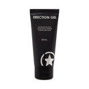 Shots Erection Gel 3 Oz Male Arousal Enhancer available in a sleek black tube for effective use.