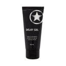 Shots Delay Gel 3 Oz Desensitizer for Men - 100ml tube for extending intimate moments.