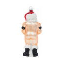 Cheeky Pornament Stiff Package Christmas ornament featuring a cheeky Santa with a humorous twist.