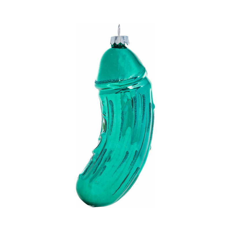 Cheeky Pornament Christmas Dickle ornament resembling a pickle, perfect for a fun holiday decoration.