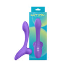 Luv Inc Dv35 Duo Vibrator Purple displayed with packaging for sale.