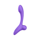 Luv Inc Dv35 Duo Vibrator Purple showcasing its flexible and body-friendly design in an elegant purple hue.