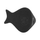 Adam & Eve The Rumbling Rider Vibrating Grinder Black top view image showing its ergonomic design and texture.