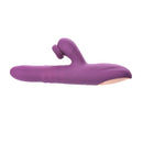 Adam & Eve Rose Gold Revolving Rabbit Vibrator in purple design showcasing its sleek and elegant features.