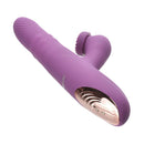 Adam & Eve Rose Gold Revolving Rabbit Vibrator in stylish purple with a sleek design and clitoral stimulator.